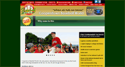 Desktop Screenshot of cooperstownbaseballworld.com